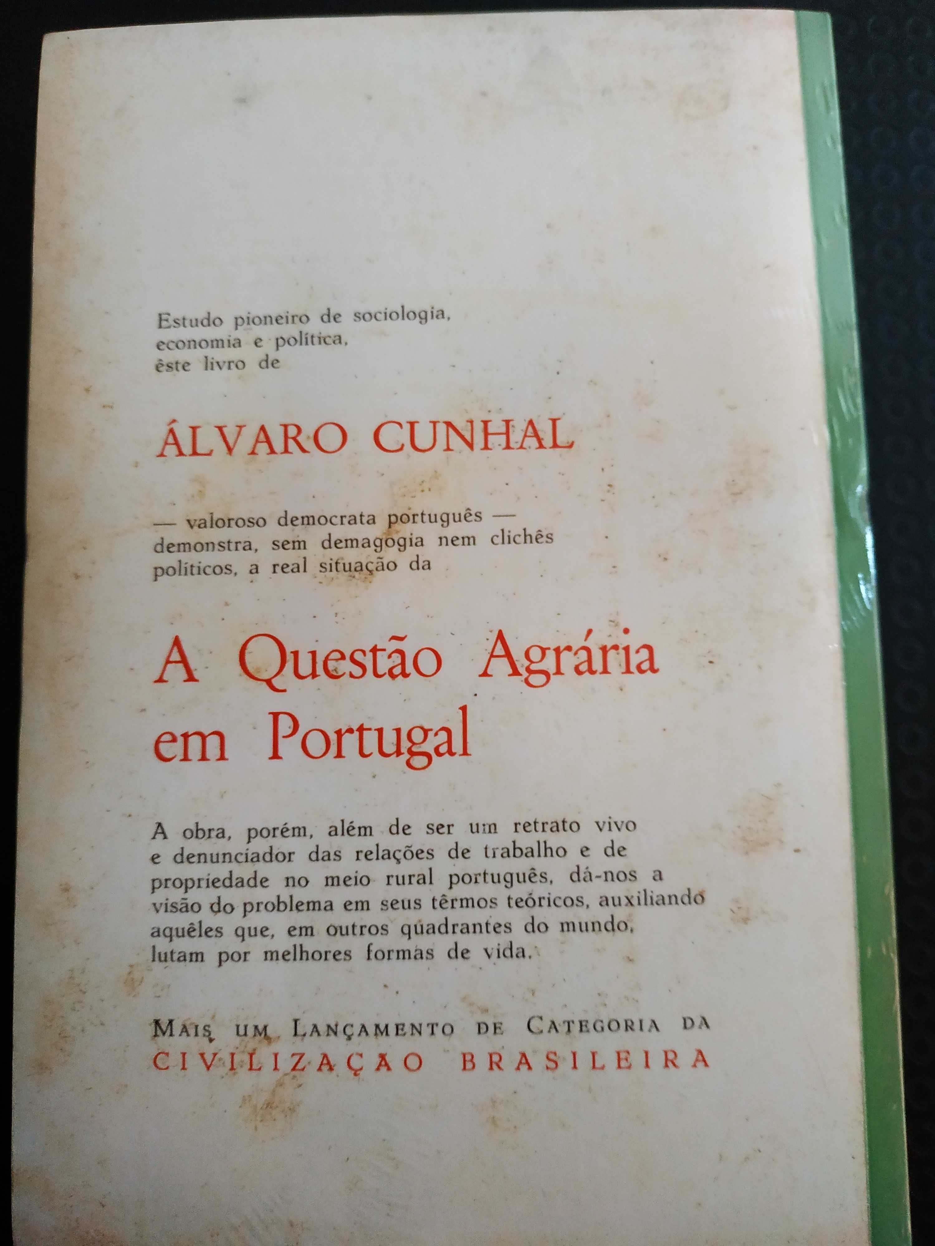 Livro fac-simile a Questão Agrária em Portugal de Álvaro Cunhal