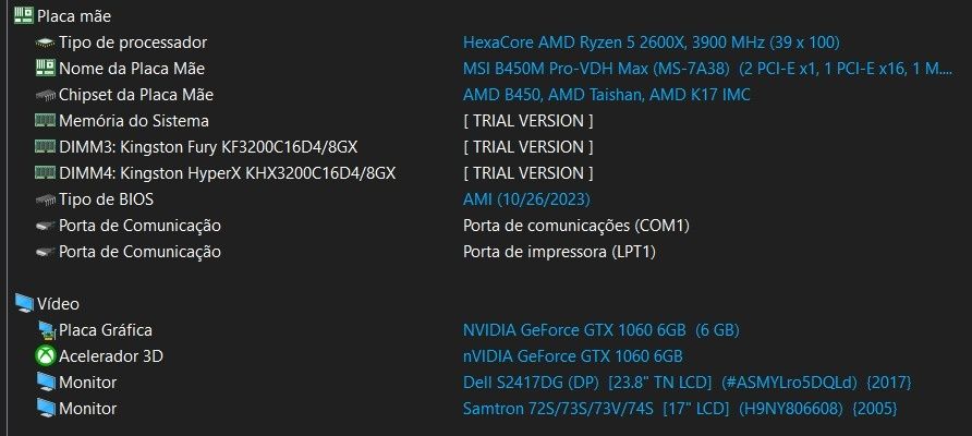 Computador Gaming Ryzen 5 2600X + 16GB + 1060 6GB