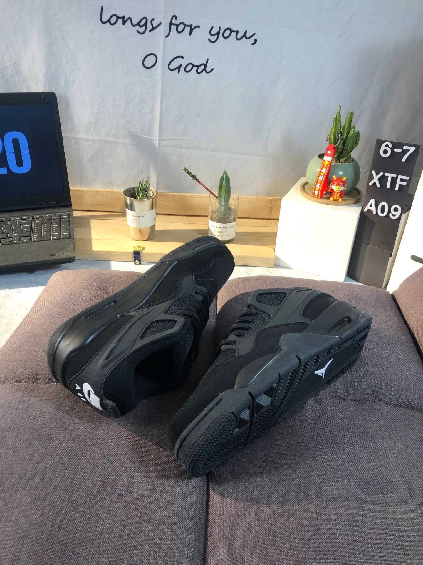 NikeAir Jordan 4 Retro BlackCat nowy z metką UnisexTrampki R39