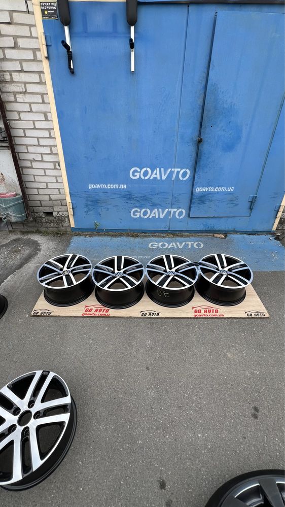 Goauto диски VW CC 5/112 r17 et41 8j dia57,1 після лазерної проточки