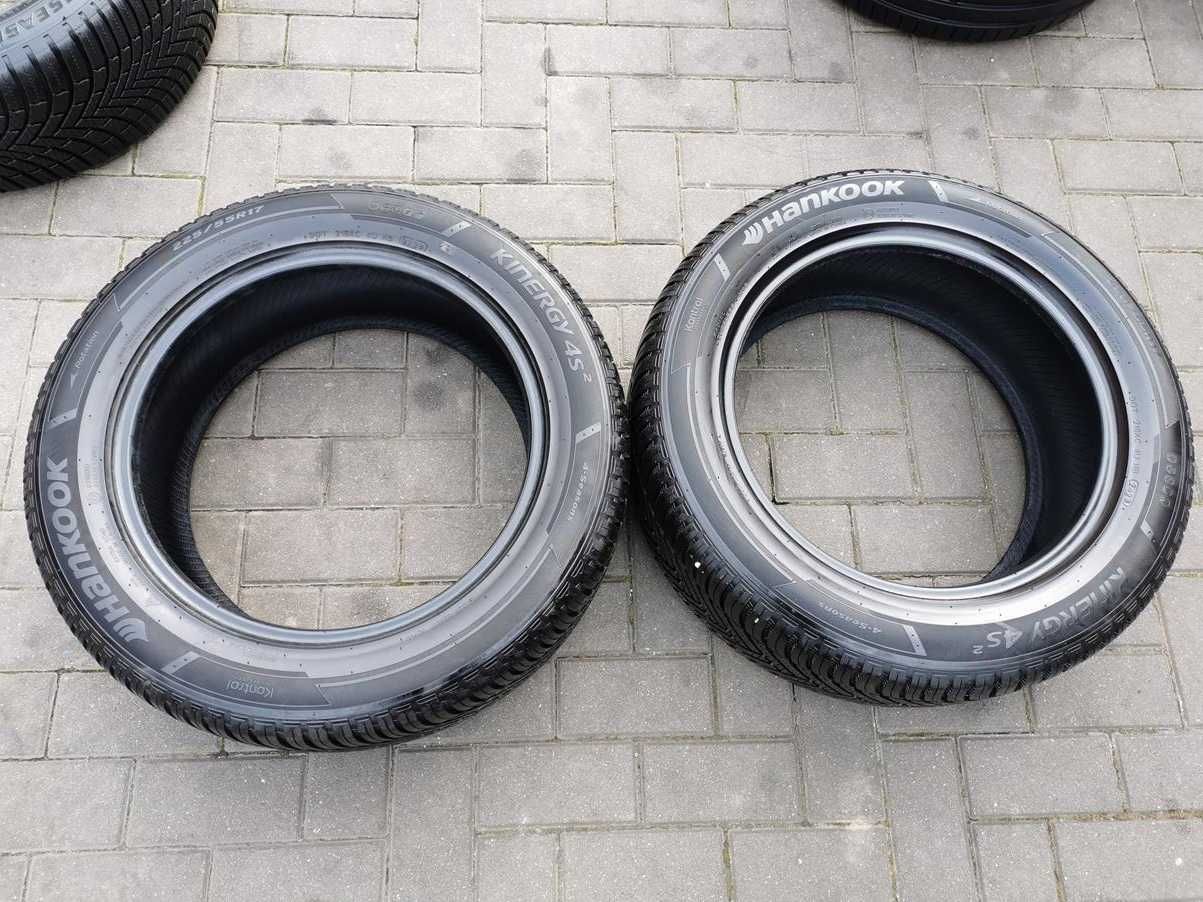 225/55 101W R17 HANKOOK Kinergy 4S2 7.5mm 2023r Całoroczne Opony 2szt