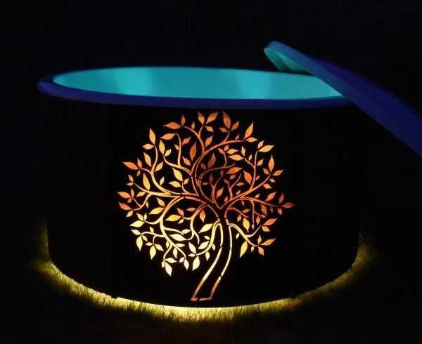 Całoroczna balia 6 os masaż pokrywa LED basen jacuzzi sauna transport