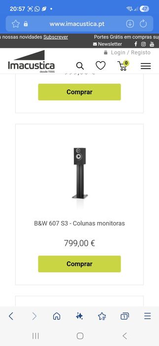 B&W Pack serie 600 S3