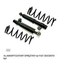 4 amortyzatory sprężyny typu Fiat Cinquecento