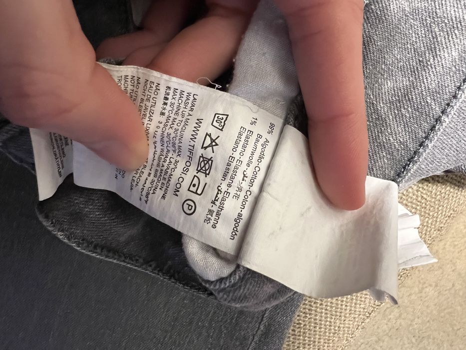 Calças de ganga cinzentas tiffosi 12A 152cm