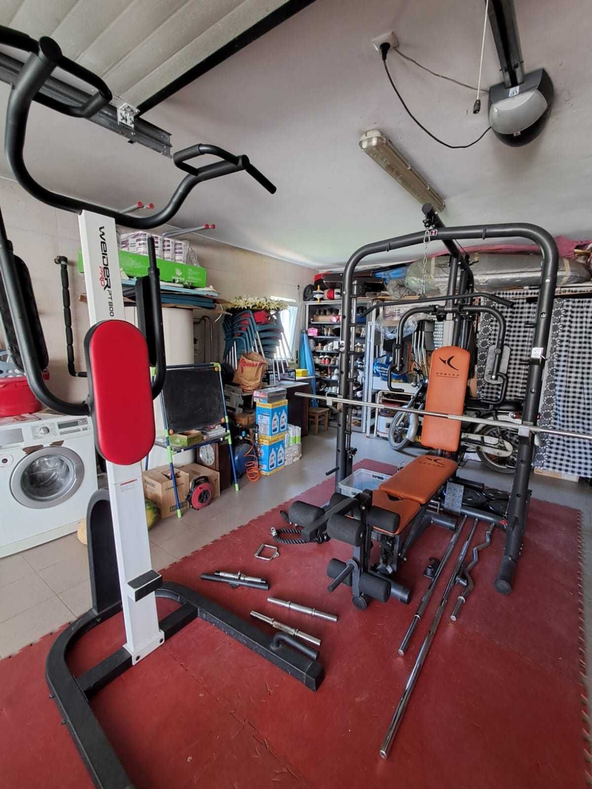 Ginásio Completo em Casa – Máquina Multifuncional + Acessórios