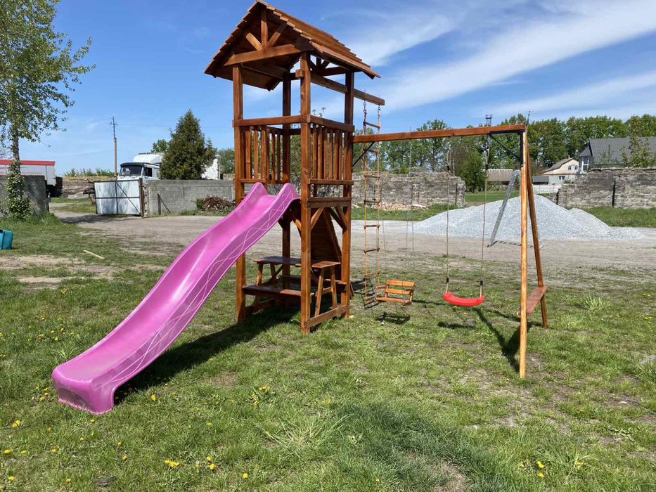 Дитячий майданчик дерев»яний