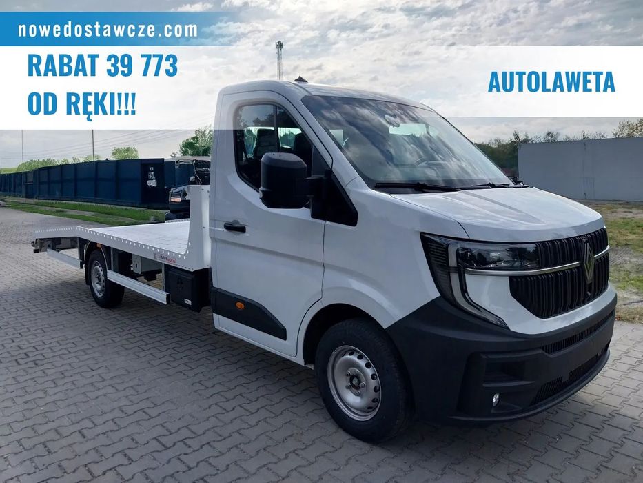 Renault Master autolaweta 170KM Pomoc Drogowa  Laweta | 2.0 170KM | Autolaweta | Pogrzewana szyba |