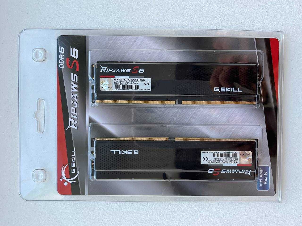 Оперативна пам'ять G.Skill 32 GB (2x16GB) DDR5 6400MHz 6400J3239G16GX2