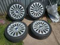 Ford 16" 4x108 Oryginalne Koła Letnie Fiesta mk7 mk8 Alufelgi Felgi