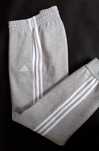 ADIDAS spodnie dresowe damskie r.L ocieplone j.Nowe SZARE melanż