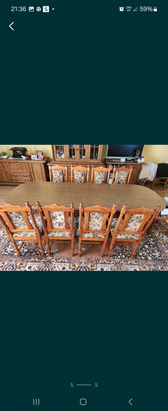 Meble dębowe do salonu