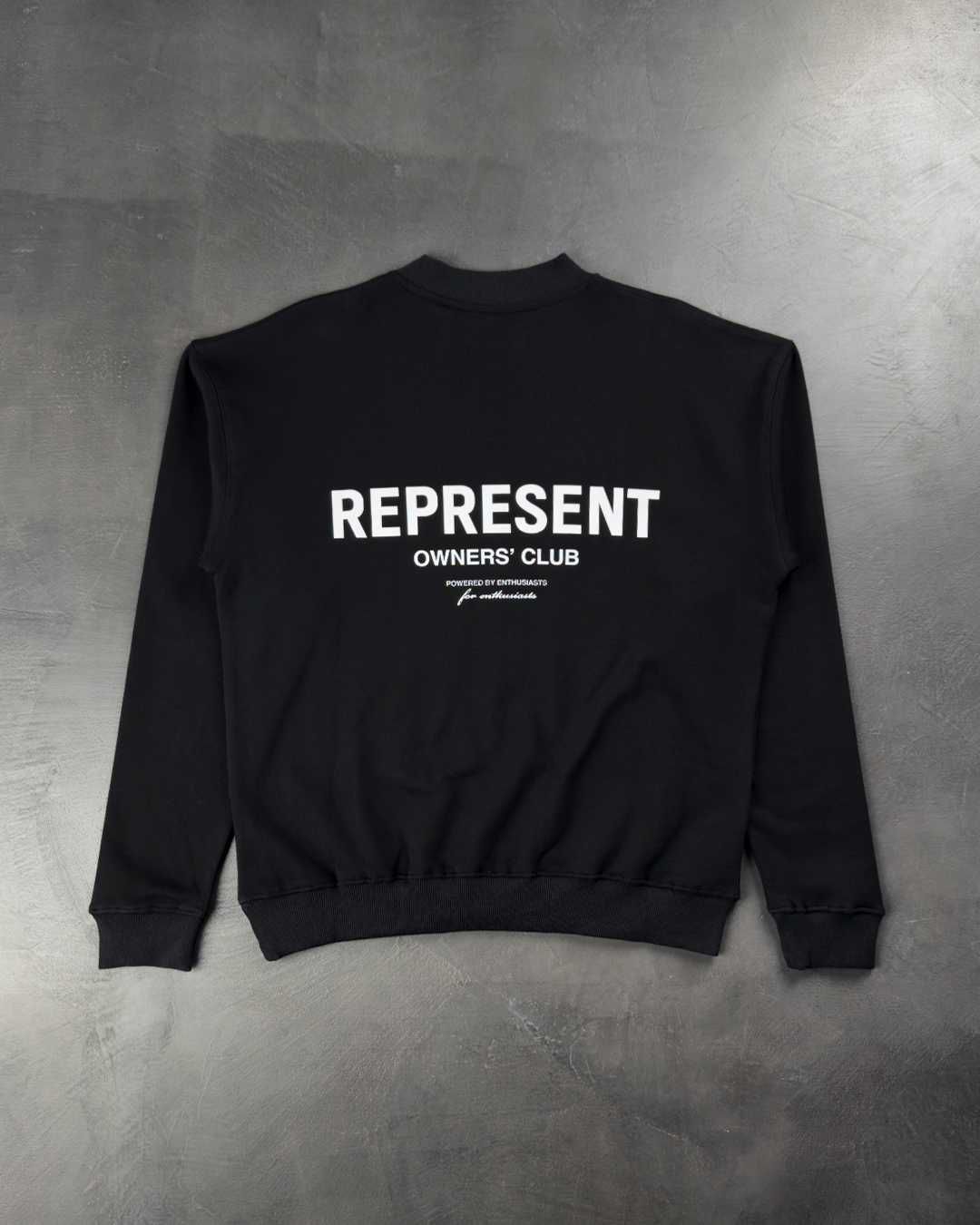 Світшот REPRESENT OWNERS Club Sweater Black