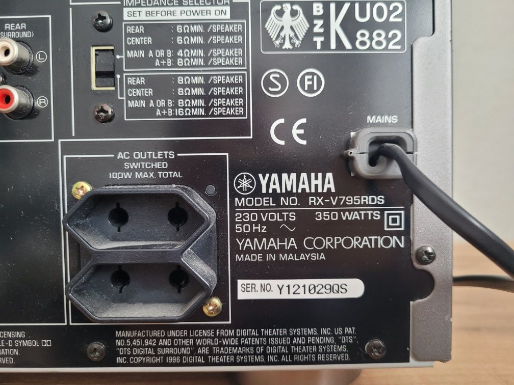 Amplituner Yamaha RX-V795 RDS wysoki model