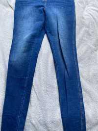 Jegginsy ciemny jeans r.152