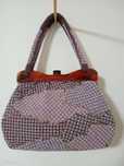 Japońska koralikowa torebka vintage zdobiona beads bag do kimono