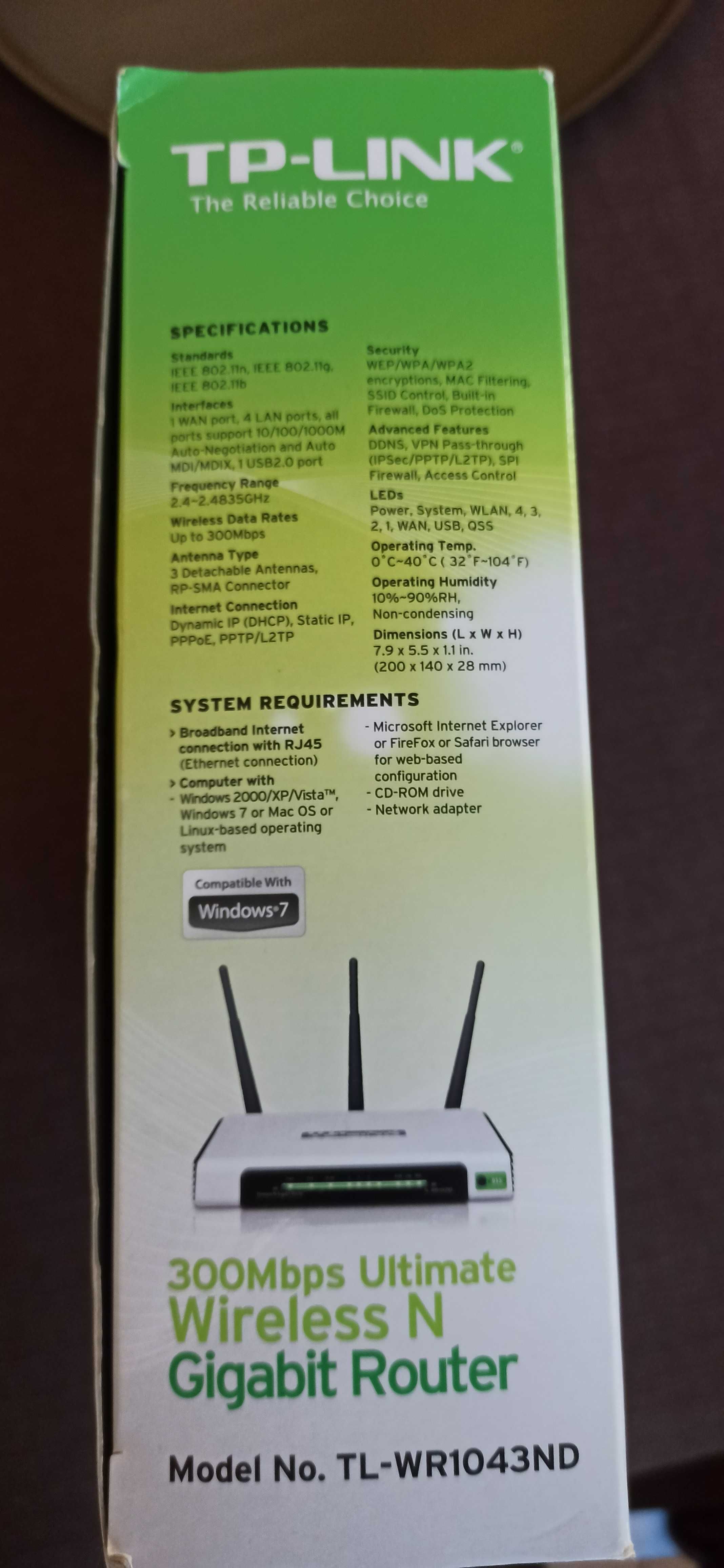 NOWY ROUTER TP-Link TL-WR1043ND Punkt dostępowy