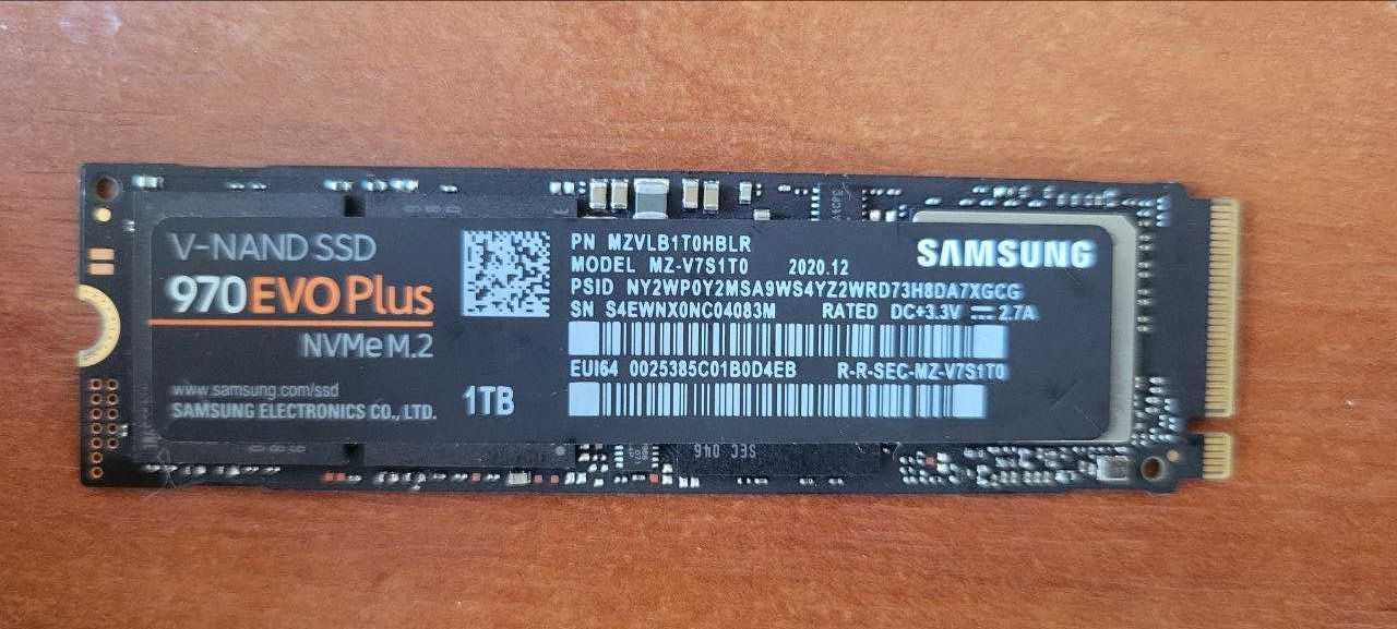 M2 Samsung 970 Evo Plus 1 TB