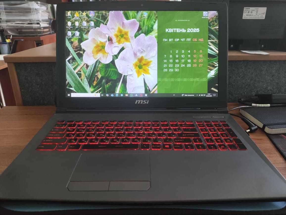 Продам MSI MS-16JF / 15.6" (1920x1080) / Intel Core i5-8300H (4(8)