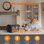 Оригинальные аккумуляторы PowMr LiFePO4 12.8V 100Ah аккумуляторы