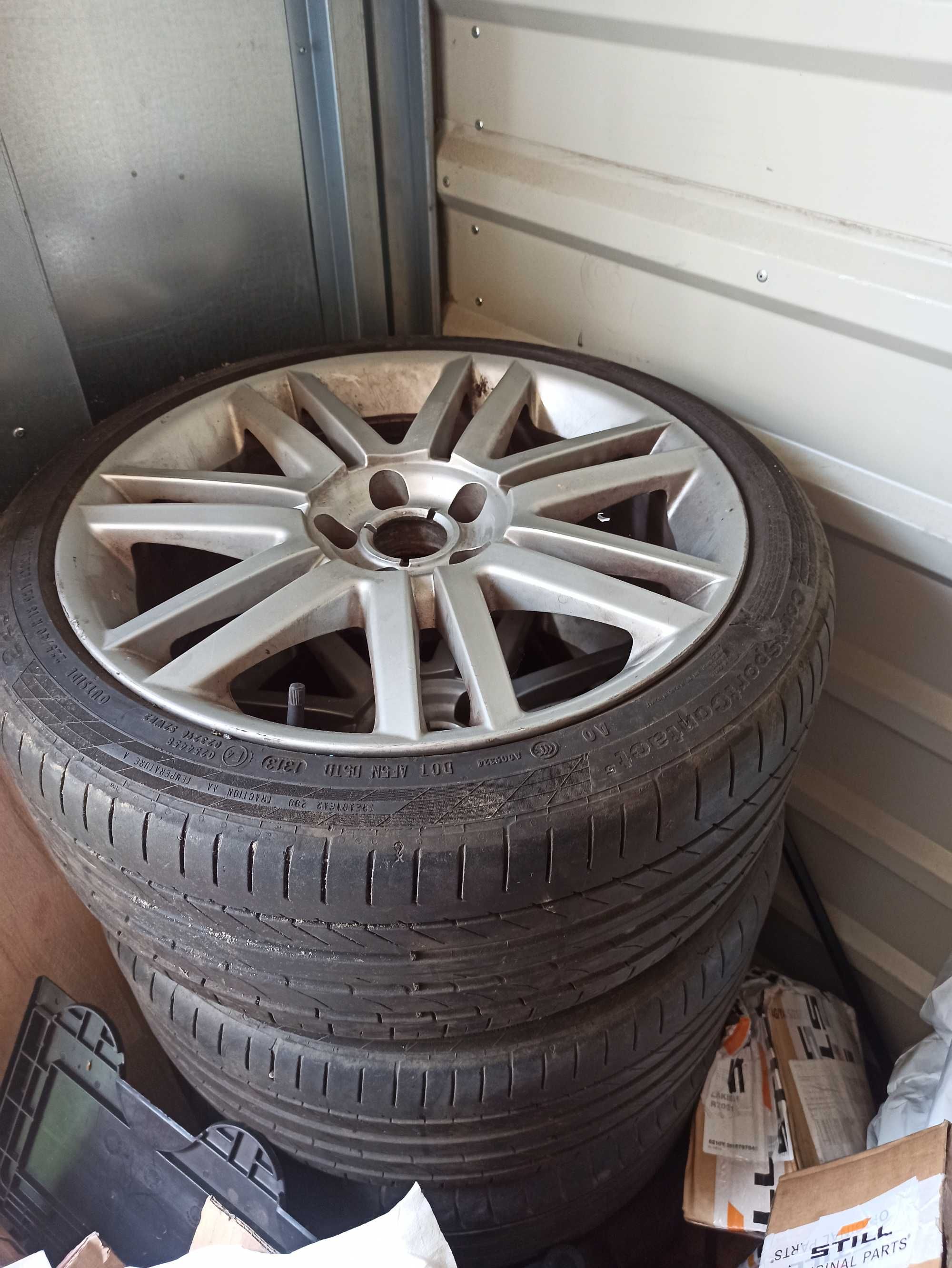 Alufelgi 5x112 r18 z oponami letnimi