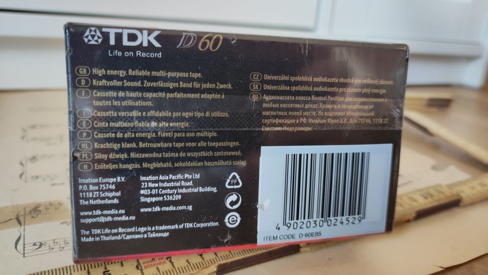 Cassetes TDK 60 Vintage