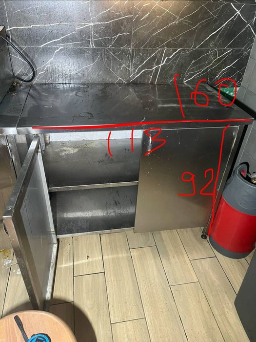 Стіл, стол, нержавейка, виробничий стіл, для піцци, для кухні,ресторан