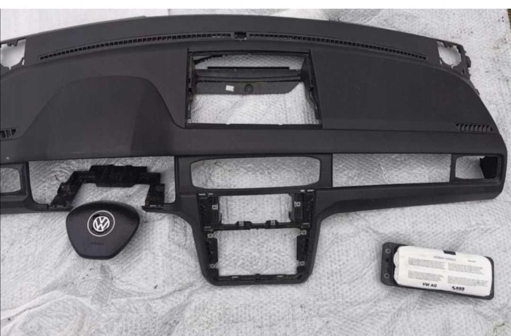 Deska konsola poduszki pasy CADDY nowy airbag VW