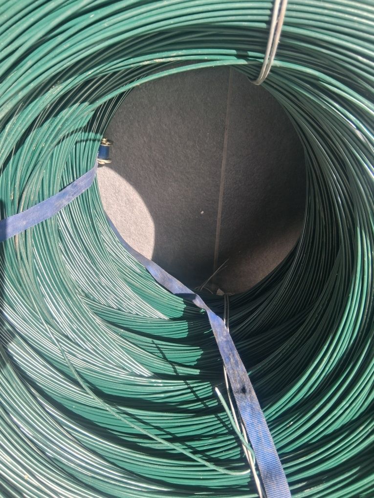 Bobine de arame plastificado