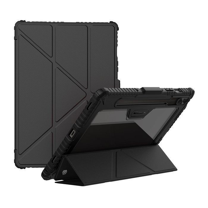 Etui Nillkin Bumper Leather Case Pro na Samsung Galaxy Tab S9 - czarne