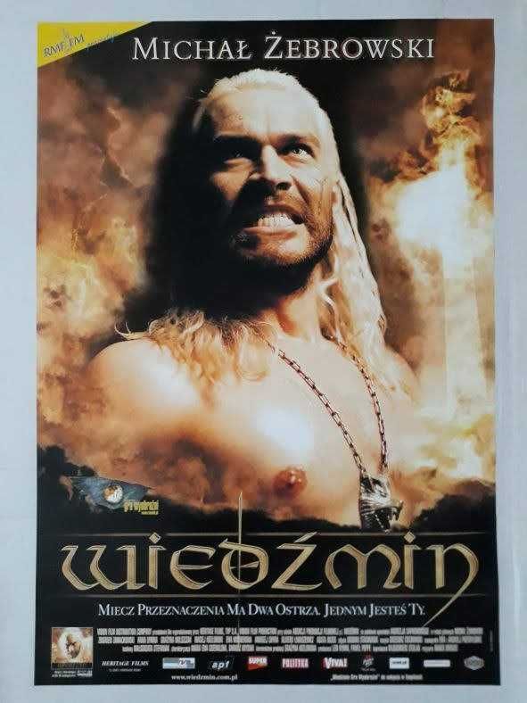Plakat filmowy oryginalny - Wiedźmin