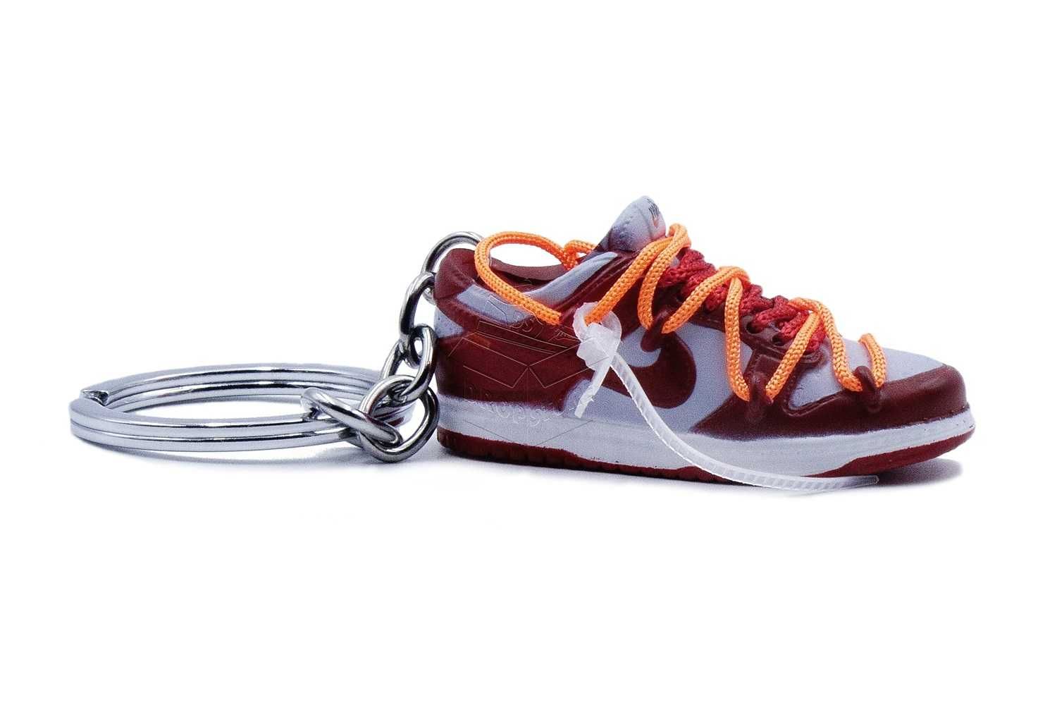 Brelok Nike DUNK Low Off-White University Red / CT0856–600