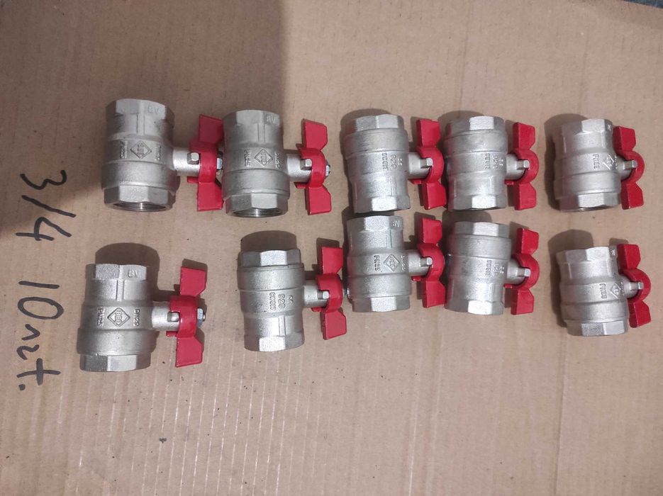 Zawór kulowy 3/4 i 1/2