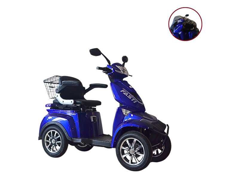 Skuter elektryczny FASTI 4 czterokołowy + pokrowiec