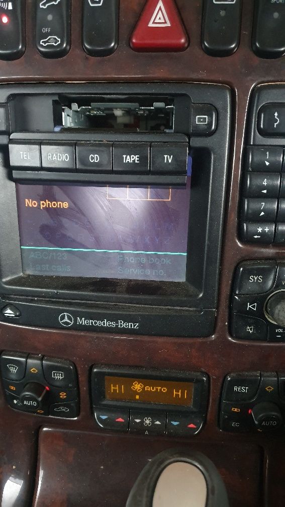 Mercedes cl w215 Radio 100% OK