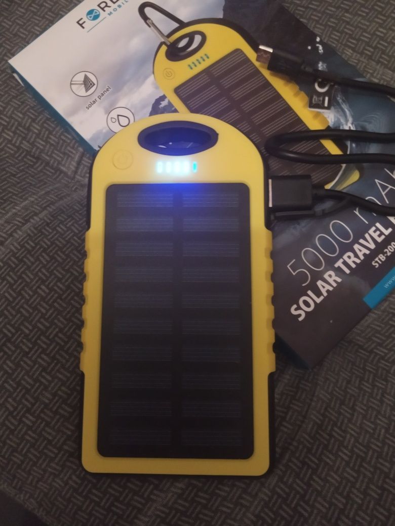 Powerbank solarny forever mobile 5000mAh