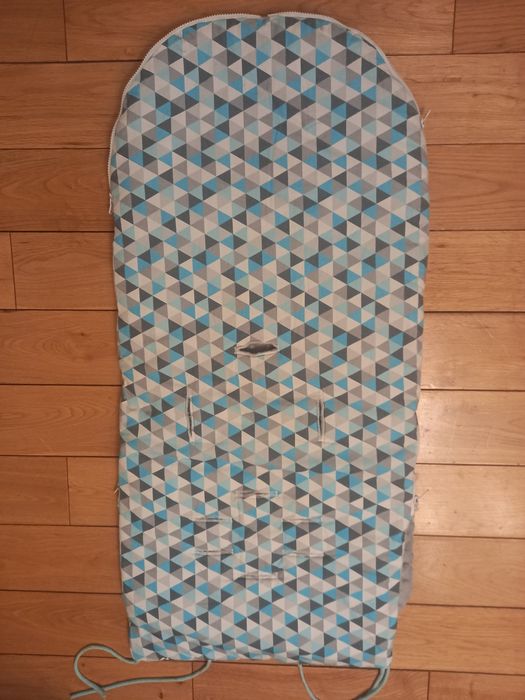 Ciepły śpiworek zimowy + mufka do wózka sanek polar minky JAK NOWE!