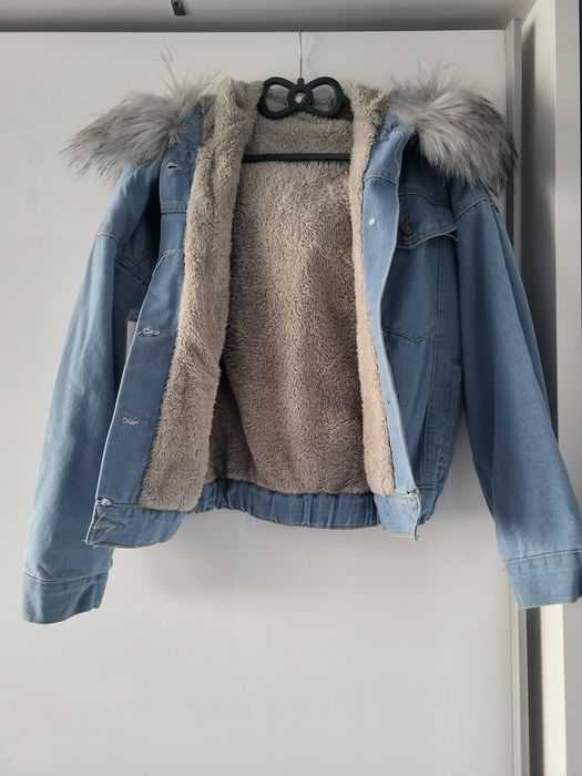 Kurtka jeansowa  ocieplana