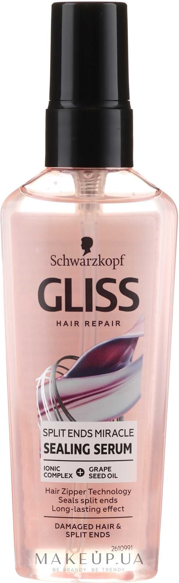 Сироватка для пошк волосся з посіч кінч
Schwarzkopf Gliss  Serum