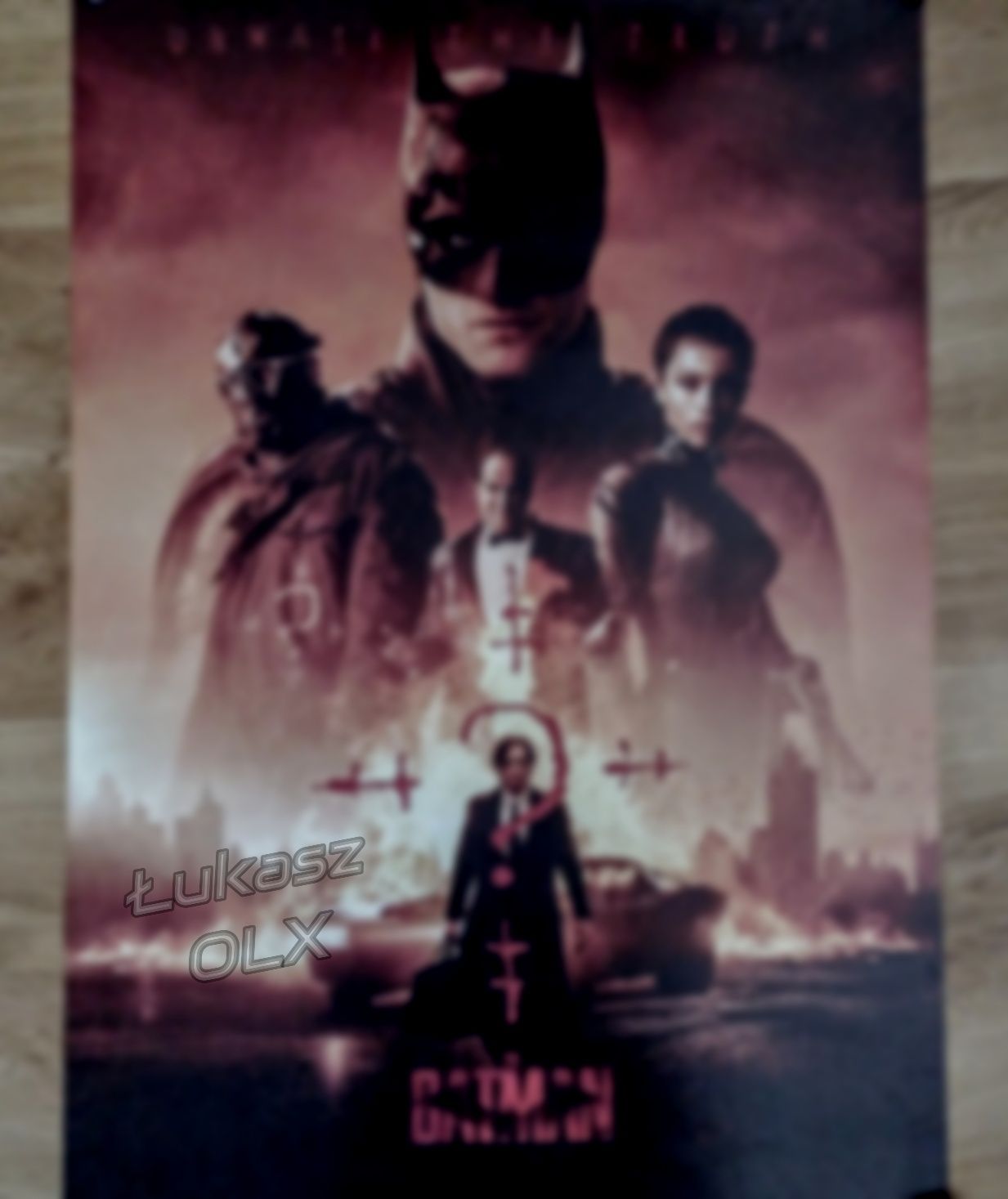 DC Robert Pattinson The Batman plakat filmowy unikat!!