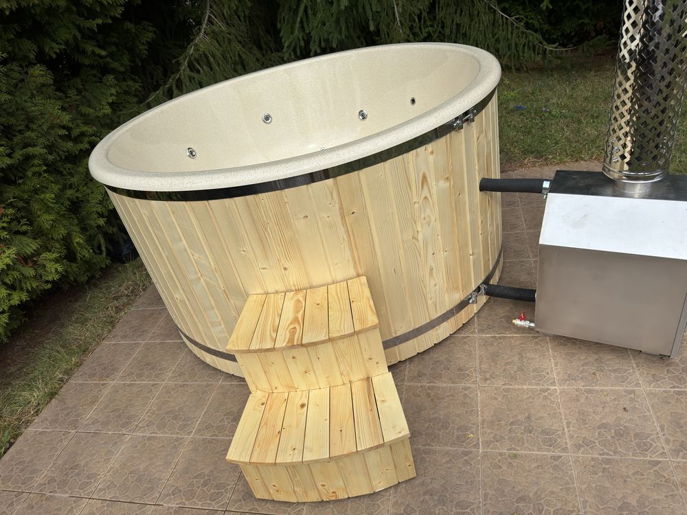 Balia ogrodowa jacuzzi ruska bania komplet wszystko w cenie