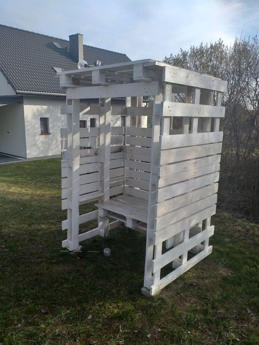 Pergola Ławka. Solidna. Bez poduszek