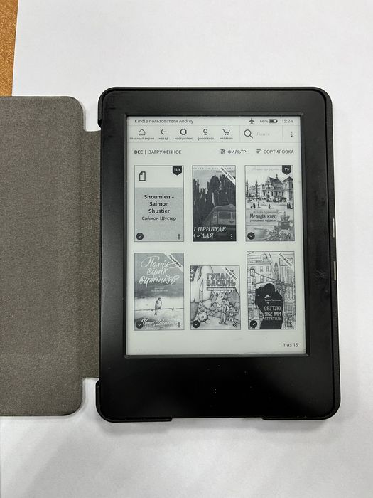 Kindle 7 4 gb + смарт чехол
