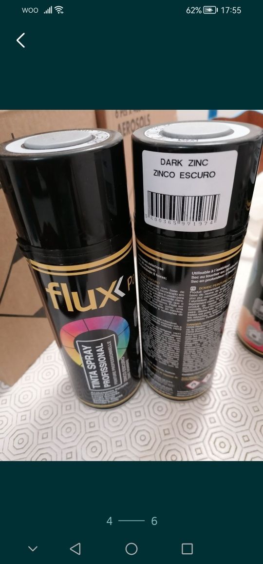 Latas tintas spray novas