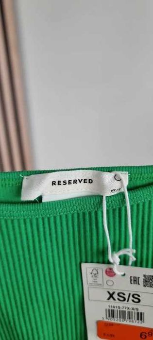 Body z prążkowanej dzianiny Reserved r.XS/S