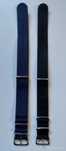 Braceletes em Nylon(Nato) 20-21mm(Preta,Asul)
