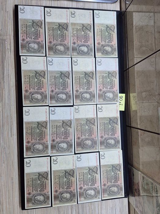 Starocie banknoty marki Niemcy 5 zestawów