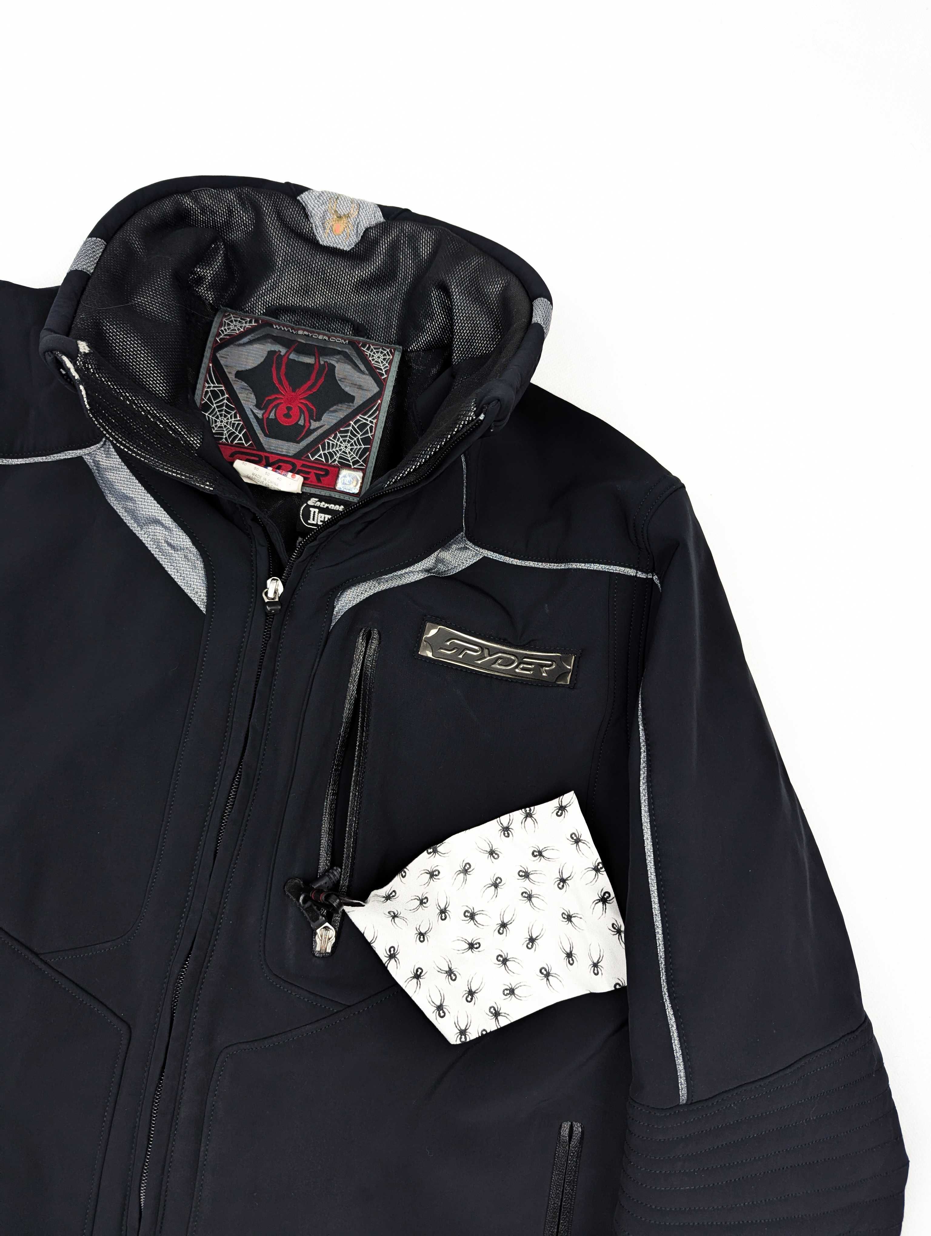 Spyder czarna kurtka narciarska snowboardowa M