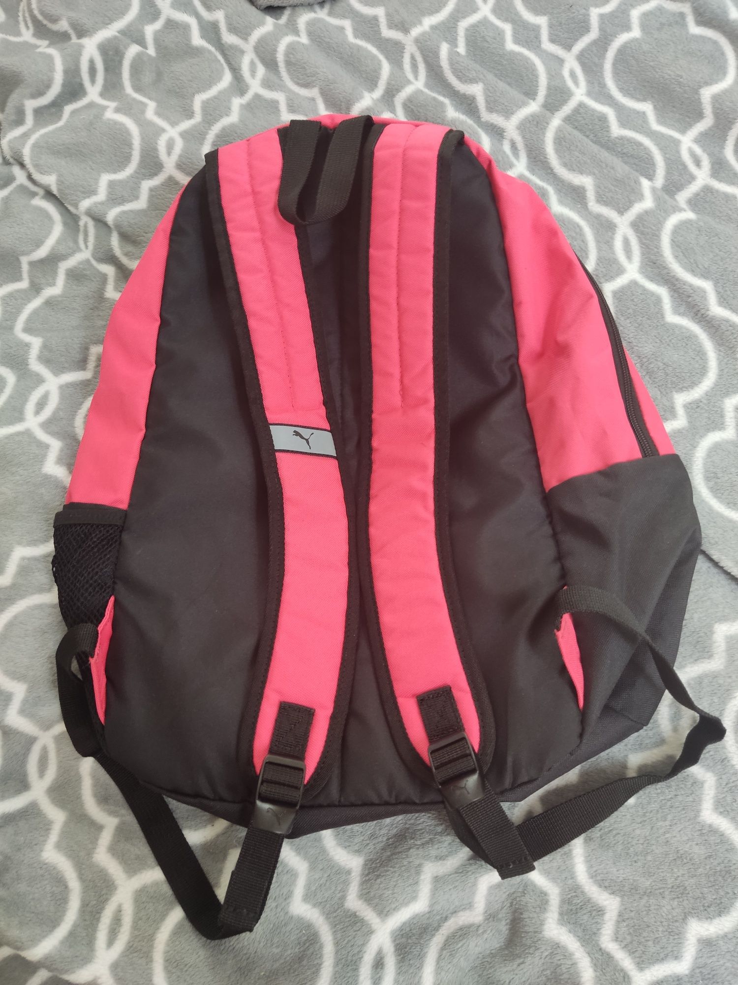 Plecak szkolny puma różowo-czarny