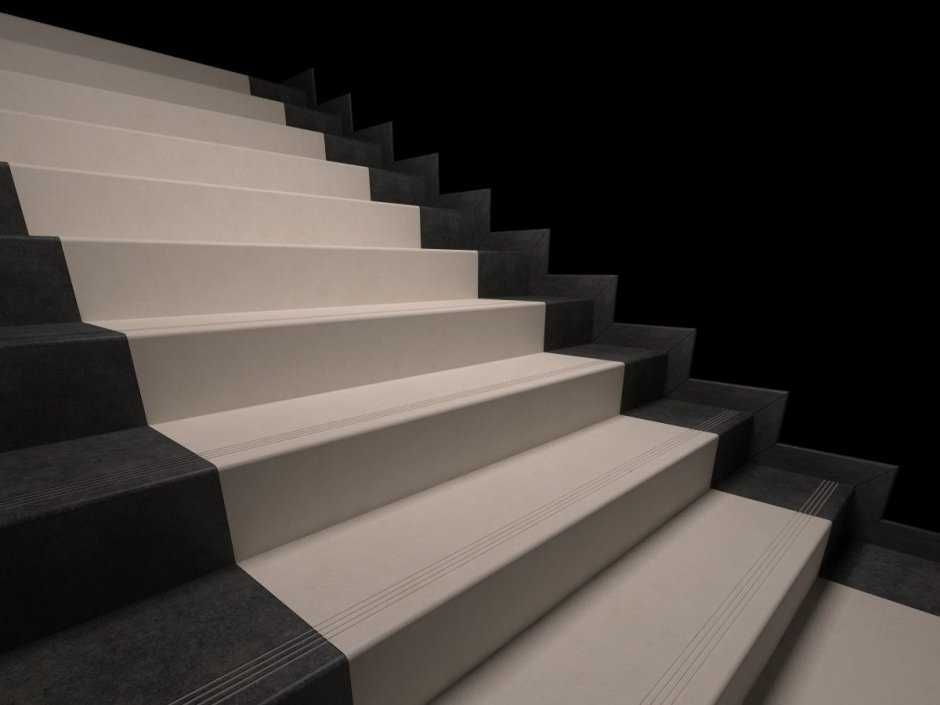 Jasne płytki na schody 100x30 barwione w masie ANTYPOŚLIZGOWE R11